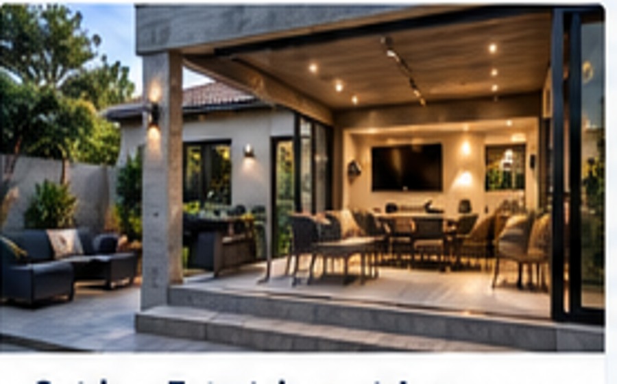 Outdoor entertainment renovation